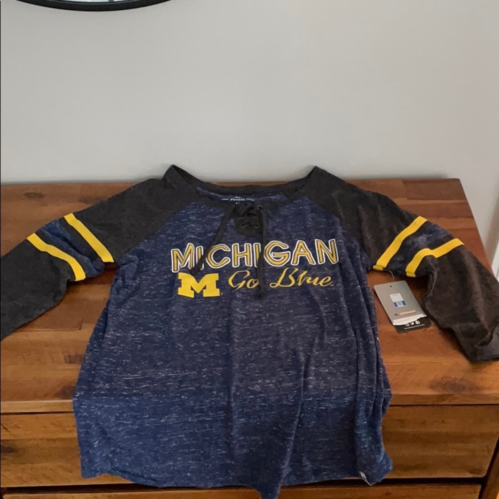 UofM 3/4 length shirt